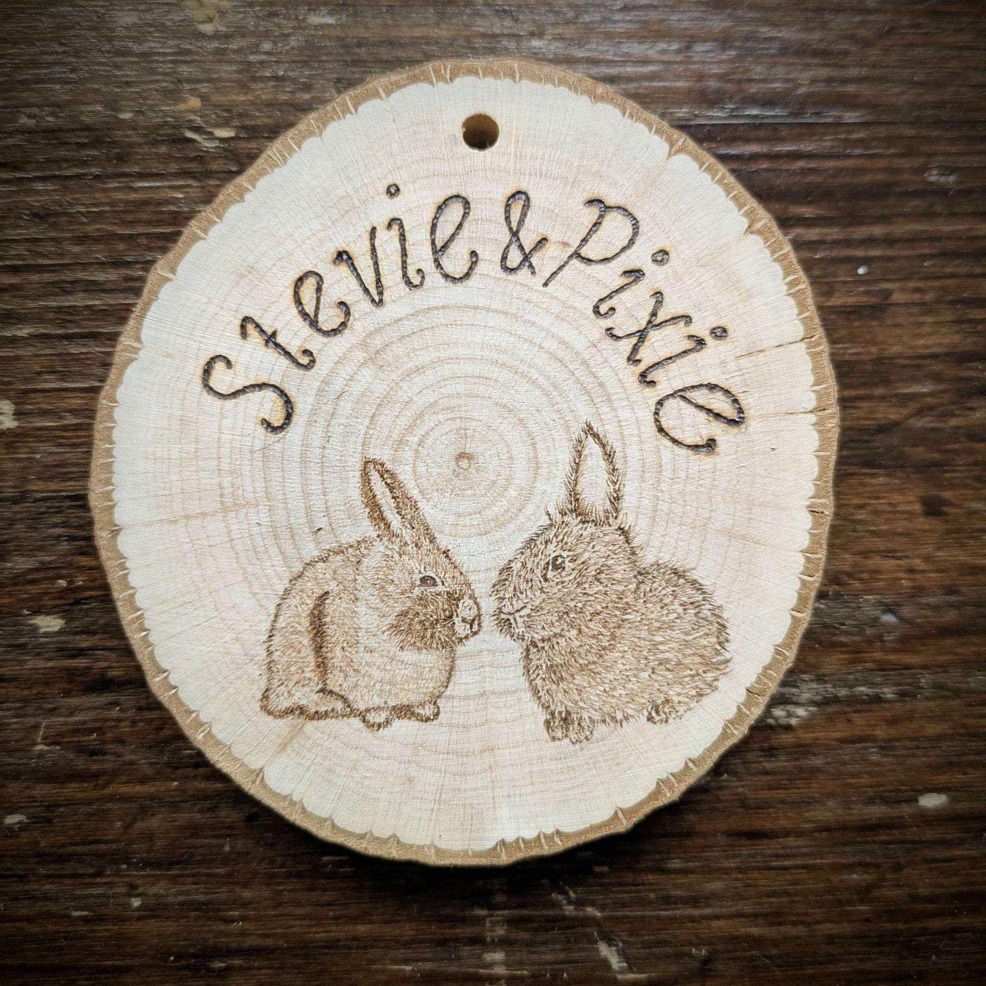 Custom pyrography and personalised designs on wood in Machynlleth, Wales