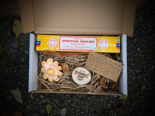 Product page for ‘Positive Energy Ritual’ on Grounded Tranquility website, featuring a curated spiritual ritual kit designed to promote calm, grounding, and positive energy through intentional wellness items and mindful practice.